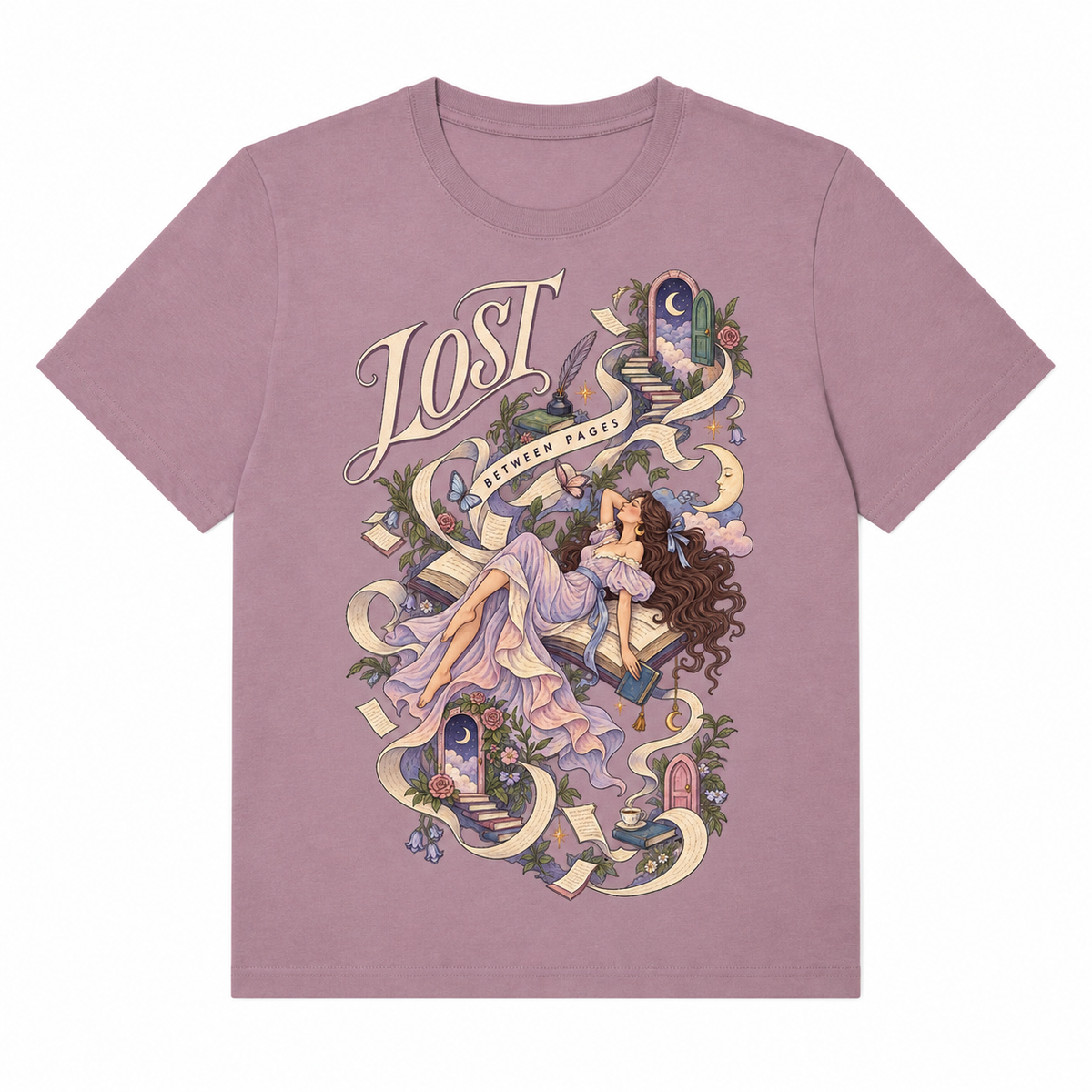 Lost Between Pages Boxy Tee