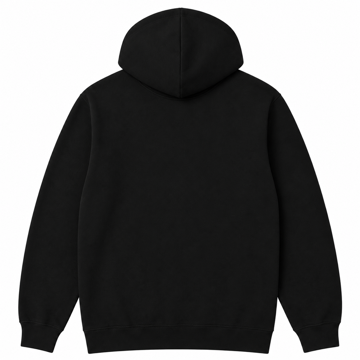 Coffee Before Coven black unisex hoodie blank back