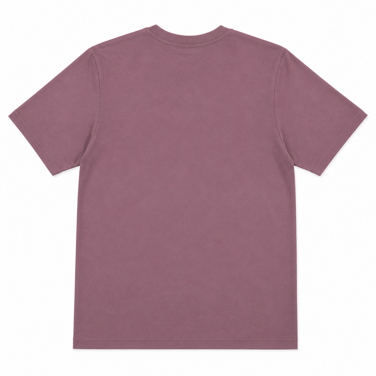 Pretty Dark Roast mauve women's boxy tee blank back