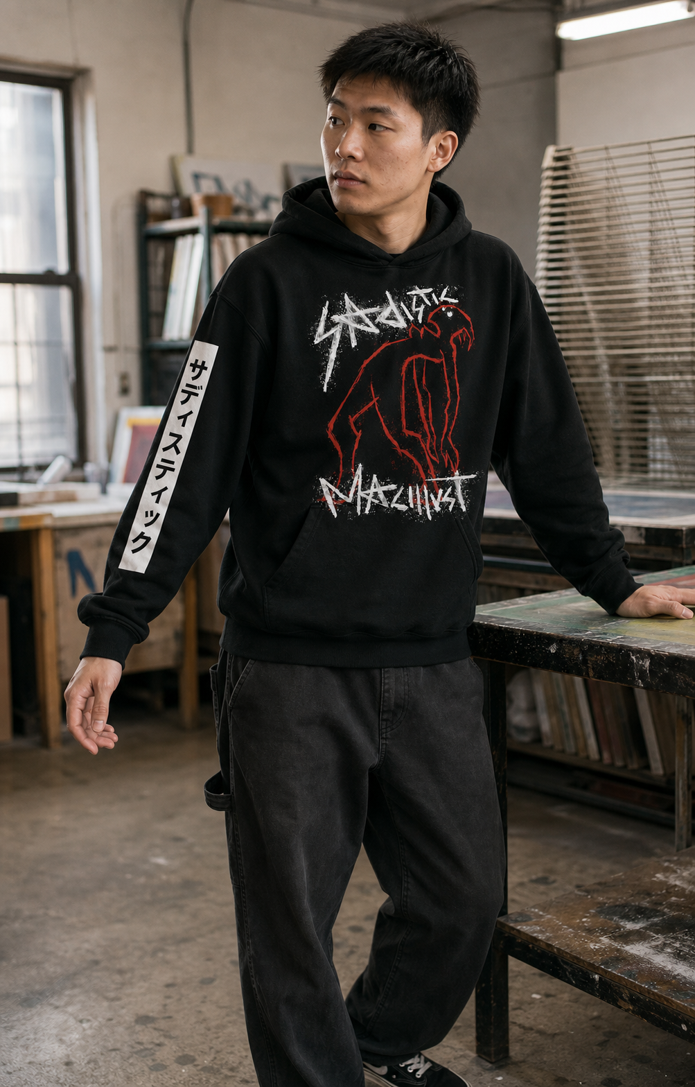 MACILLUST Sadistic Sleeve Hoodie portrait